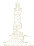 A logo of a lighthouse